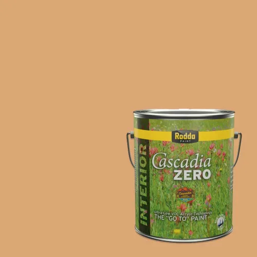 Miniatura 62 de Rodda Paint CASCADIA ZERO - Pintura plana e imprimación para interiores en uno, cuarto de galón, crema de ballet