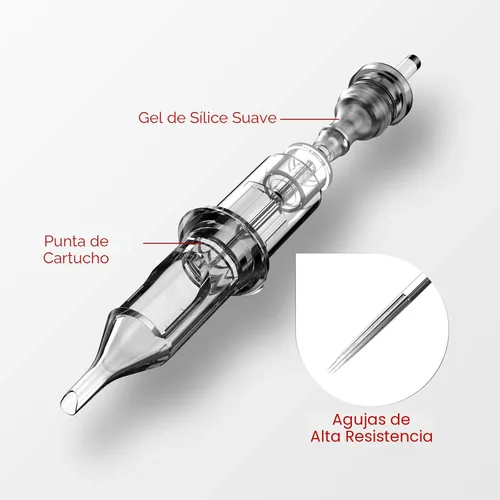 Miniatura 4 de Wormhole Tattoo Cartucho de agujas 50 piezas surtido de cartuchos de aguja de tatuaje redondo Liner mezclado 3RL 5RL 7RL 9RL 11RL