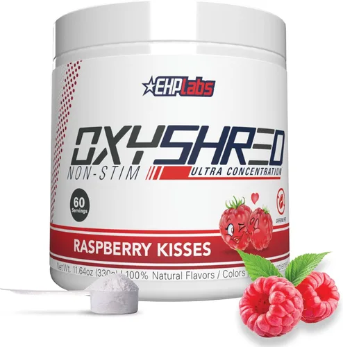 Miniatura 11 de EHP Labs OxyShred Polvo Pre Entreno Sin Estimulantes - Pre Entreno Sin Estimulación, Pre Entreno Sin Cafeína para Hombres y Mujeres - Pre Entreno