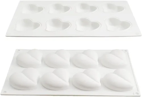 Miniatura 5 de Molde de silicona para chocolate con forma de corazón, accesorios para tartas, moldes de cocina, cubitos de hielo, galletas, pastelería, molde