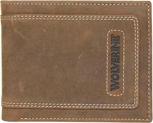 Miniatura 30 de WOLVERINE Billetera plegable de lona/cuero para hombre