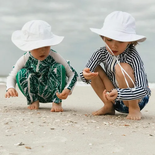 Miniatura 7 de SwimZip, sombrero unisex para niños, ala ancha, protección solar FPS 50, ajustable.