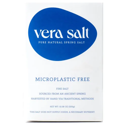 Vera Salt Sal Fina de Primavera Natural – Paquete de 300g – Cristales Blancos Recolectados a Mano de España – Textura Fina con Minerales Naturales -