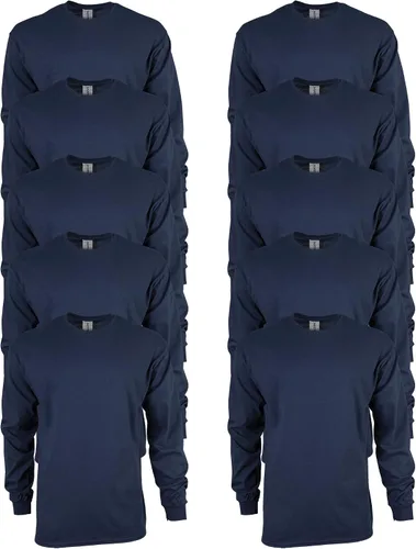 Miniatura 7 de Gildan - Camiseta de manga larga de algodón ultra estilo G2400 para adultos, paquete múltiple