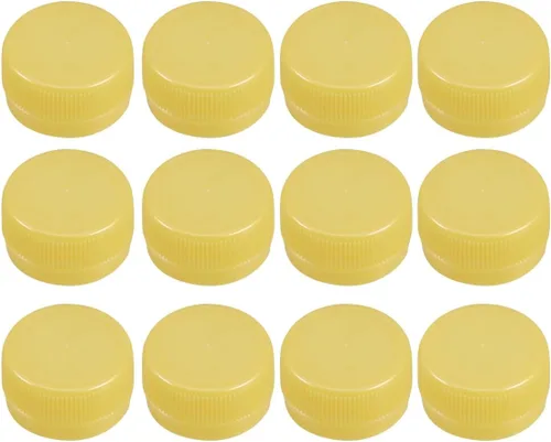 Miniatura 8 de Healifty Tapas de botellas de plástico de 1.18 pulgadas, cubiertas planas de botellas para niños, manualidades, educación en el hogar, proyectos