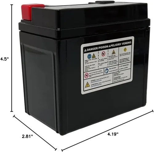 Miniatura 7 de MMG YTX5L-BS - Batería de celda de gel, sellada de fábrica, deportes de motor de alto rendimiento, compatible con YTX5L-BS PTX5L-BS CTX5L-BS