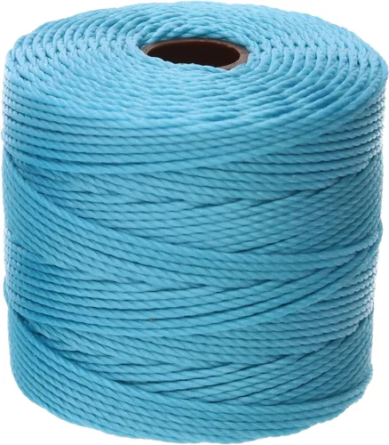 Miniatura 7 de The Beadsmith S-Lon - Cordón de nailon trenzado de 0.020 in para cuerda, color rojo oscuro, TEX210, carrete de 77 yardas