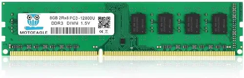 Miniatura 20 de Motoeagle Kit de 8 GB (2 x 4 GB) 2RX8 PC3-10600U DDR3 1333 MHz DIMM RAM 4 GB DDR3 10600 PC3 1333 UDIMM CL9 1.5V 240-Pin Memoria de escritorio DDR3