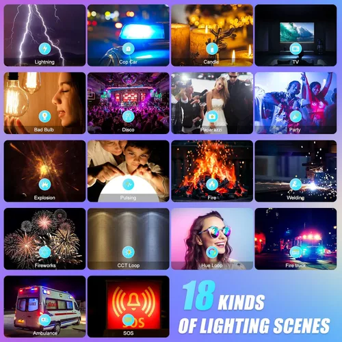 Miniatura 2 de GVM RGB LED Panel de luz de video, iluminación de fotografía con control de aplicación, kit de iluminación de video 800D para YouTube Studio