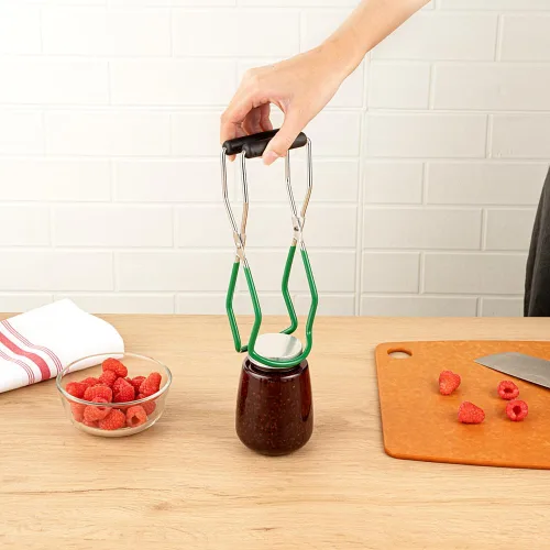 Miniatura 5 de Restaurantware -Juego de utensilios de enlatado, 1 kit de herramientas de enlatado, juego de 6 piezas, incluye pinza para tarro recubierta