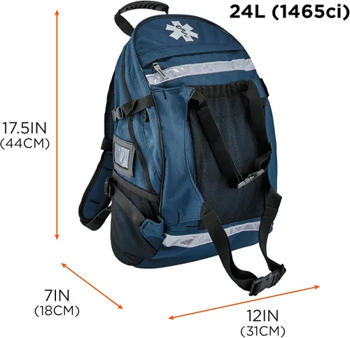 Miniatura 6 de Ergodyne - 13487 Arsenal 5243 Medic First Responder Trauma Mochila Jump Bag, Azul