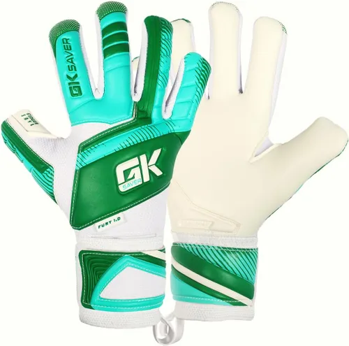 Miniatura 9 de GK Saver Guantes de portero de fútbol profesional 3D Blackout Savefingers Guantes de portero talla 6 a 11 3D Negro