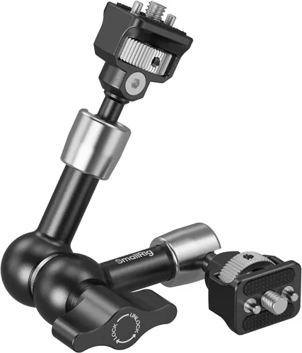 Miniatura 8 de SmallRig Brazo mágico articulado de fricción ajustable de 5,5 pulgadas, con ambos tornillos de 1/4" para el monitor LCD/luces LED