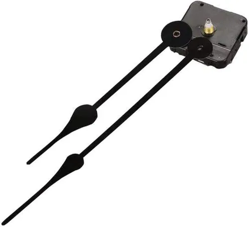 Miniatura 5 de HILLHOME Mecanismo de Movimiento de Reloj de Pared de Cuarzo DIY de Eje en I de Alto Torque con Manecillas Tipo Pala de 9.1 Pulgadas de Largo
