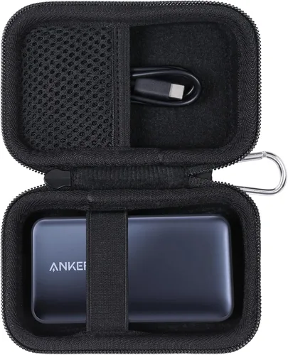 khanka Funda de viaje rígida de repuesto para Anker 533 Power Bank/Anker Nano Power Bank, cargador portátil de 10000 mAh (PD 30 W máx. Leistung),