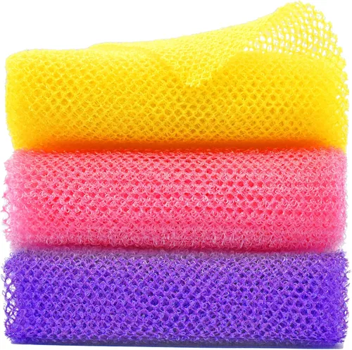 Miniatura 3 de Exfoliante corporal africano, red exfoliante para baño y ducha (1 unidad, azul)