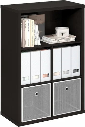 Miniatura 58 de Furinno Luder - Estantería abierta de 3 niveles, color roble francés