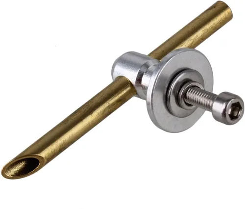 Plata 1.969 in Longitud ID 0.118 in OD 0.157 in Tubo Popa Montaje Pastilla de Agua para Barco RC