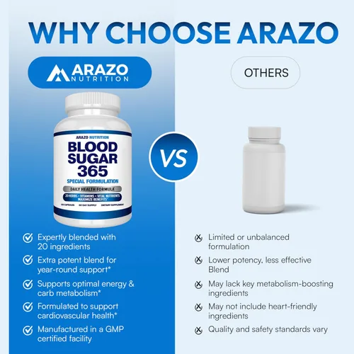 Miniatura 7 de BioScience Nutrition Suplemento de apoyo del azúcar en la sangre, de 20 hierbas y miltivitaminas con alfalipoico y canela