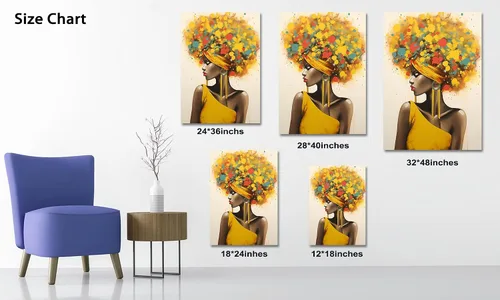 Miniatura 92 de Arte de pared afroamericano, decoración de rey y reina bailarín negro para sala de estar, arte de pareja de amor negro para dormitorio, lienzo
