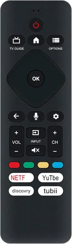 URMT26CND002 Búsqueda por voz Reemplazar el trabajo remoto para Philips Google TV 5PUL7552/F7 50PUL7672 50PUL7672/F7 65PUL7672/F7 55PUL7672