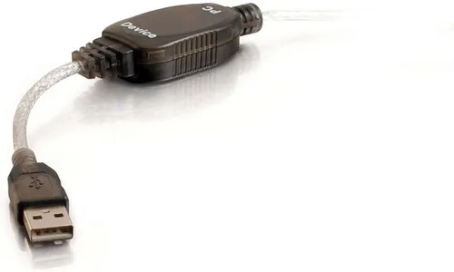 Miniatura 17 de C2G Cable de extensión USB largo, Cable USB, Cable USB A a A, Negro, 16 pies (4.87 metros), Cables to Go 39010