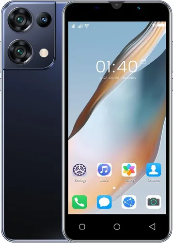 Unlocked Cell Phone, Android 13 Mobile Phones 5.2inch HD Screen, Dual SIM, 1+16G ROM/SD to 128GB, Dual Camera/2850mAh Big Battery Smart Phone