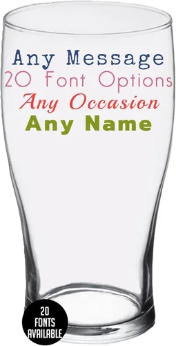 Miniatura 3 de Vaso de cerveza impreso personalizado de 16 onzas – Regalos personalizados para hombres y mujeres, hermano, mamá, papá, taza para beber con nombre