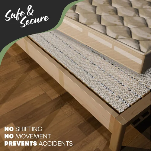 Miniatura 5 de Nevlers Almohadilla Antideslizante para Colchón Twin XL de 78" x 36" Topes de Cama para Prevenir que el Colchón se Deslice Agarraderas