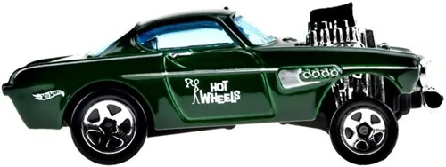 Miniatura 2 de Hot Wheels Volvo P1800 Gasser - Modelo de coche fundido a presión a escala 1:64 para niños de 3 años en adelante