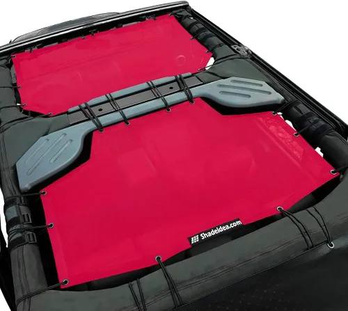 Miniatura 81 de Shadeidea JK - Parasol superior compatible con Jeep Wrangler JKU, cubierta de techo de malla suave (2007-2018) - Bloqueador de ruido de viento UV