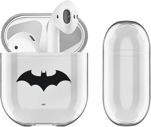 Miniatura 6 de Head Case Designs Funda de carga con licencia oficial de Batman DC Comics Classic Logos transparente compatible con Apple AirPods 1 1ª generación/2