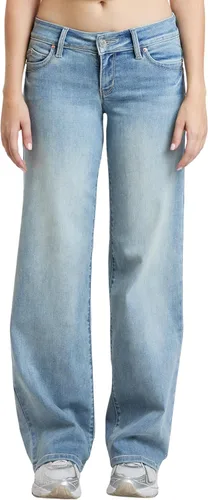 Miniatura 12 de YMI Pantalones de Elastano para Mujer YMI Jeans de Cintura Baja y Pierna Ancha Wannabettabutt