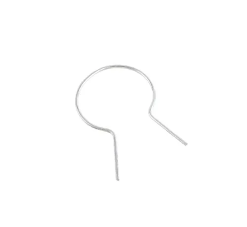 Miniatura 2 de EZ Twist 2 1/2 pulgadas (2 3/8 pulgadas de diámetro) x 9 calibre 9 - Bridas de acero galvanizado preformadas – (paquete de 100)