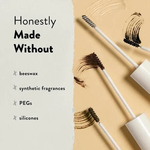 Miniatura 6 de Honest Beauty Honestly Healthy Brow Gel para cejas de aspecto más completo Fortalece + agrega volumen Aceite de ricino + extracto de trébol rojo