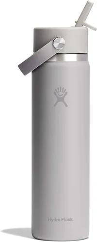 Miniatura 73 de Hydro Flask Botella de agua – Acero inoxidable aislado – Tapa flexible con popote de boca ancha, antiderrames, a prueba de fugas y recargable en 32