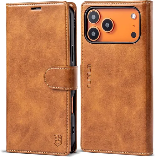 Miniatura 9 de Funda tipo cartera para iPhone 17 Pro Max con tarjetero de crédito, de piel sintética, con función atril, funda protectora a prueba de golpes