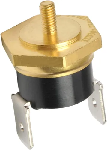Miniatura 8 de Fielect Interruptor de control de temperatura del termostato KSD301, ajuste Snap Disc Interruptor de temperatura 257.0 °F Cobre M5 normalmente