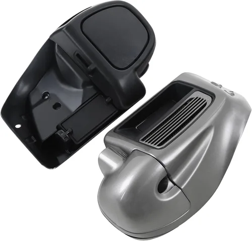 Miniatura 5 de HR3 Color a juego 2017RGU Billet Plata/Negro Vívido Carenados Inferiores Ventilados Compatible con Harley Ultra Limited 2014 y posteriores