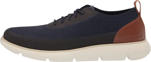 Miniatura 8 de Cole Haan Zerogrand Omni - Tenis con cordones para hombre, Wren Brown-blood Orange