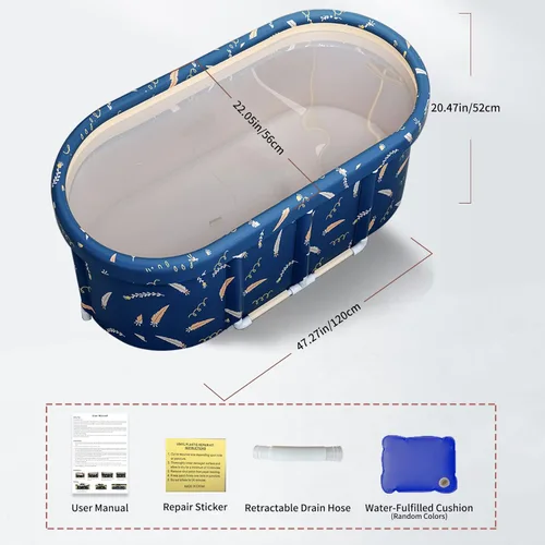 Miniatura 2 de Bañera portátil, bañera plegable independiente, bañera japonesa de remojo, bañera para cabina de ducha, bañera de hidromasaje plegable para baño
