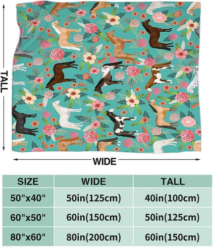 Miniatura 4 de Manta con estampado de caballos, con patrón de caballos y flores, para niñas, niños y adultos, súper cálida, suave y acogedora, manta de franela