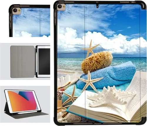 Miniatura 2 de Funda de TPU para iPad mini 4 / iPad mini 5 (5ª generación 2019), apagado y encendido automático con soporte para lápiz Apple [antihuellas]