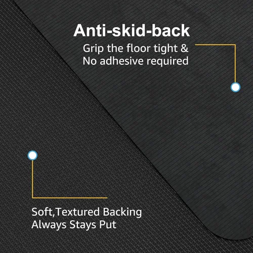 Miniatura 5 de Placoot - Alfombrilla de escritorio para silla de oficina para suelo de madera dura y baldosas, alfombrilla grande antideslizante para sillas