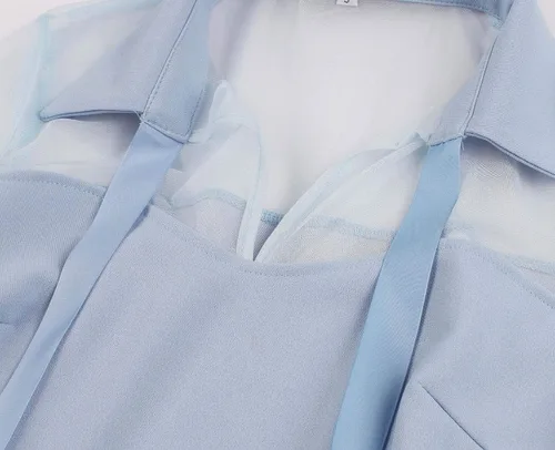 Miniatura 4 de Wellwits vestido vintage de cóctel gótico de manga larga para mujer