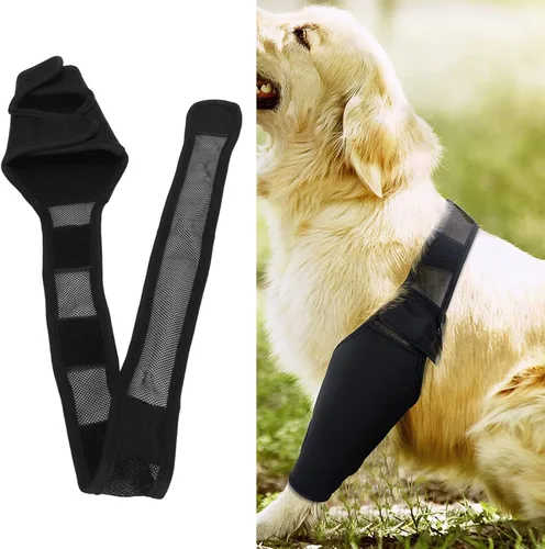 Miniatura 6 de Las almohadillas protectoras para codo para perros proporcionan apoyo y protección para el codo, soporte para displasia de codo de perro, higroma