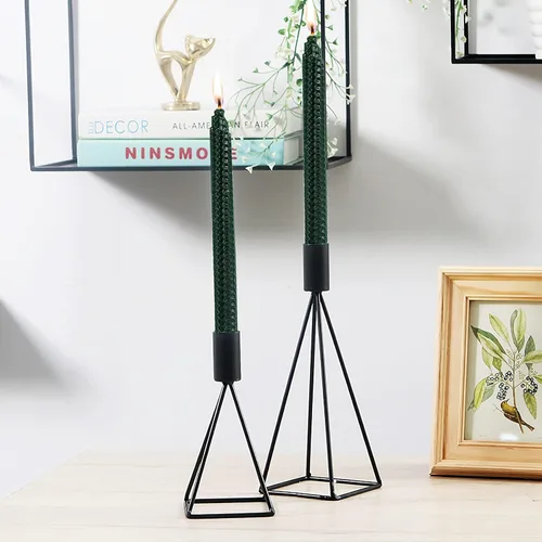 Miniatura 7 de Lacaser Velas cónicas de cera de abeja natural a granel, candelabros de colores en colores del arcoíris, sin humo y sin perfume, velas de 9 pulgadas