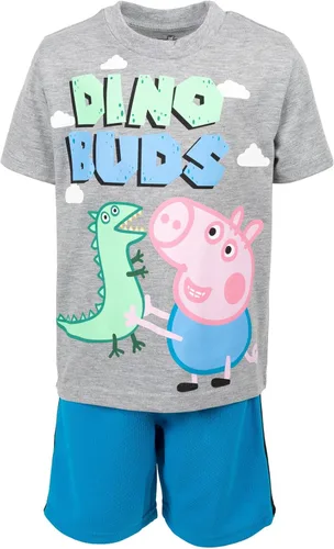 Miniatura 4 de Peppa Pig Conjunto de camiseta y pantalones cortos de malla