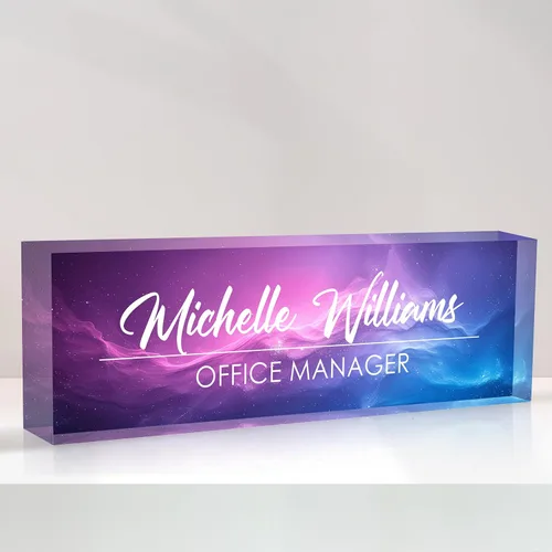 Miniatura 49 de Placa de nombre personalizada para escritorio, placa de nombre de escritorio personalizada, placa de nombre acrílica, accesorios de escritorio