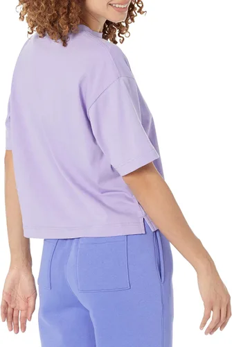 Miniatura 2 de Tienda Essentials Camiseta de manga corta de algodón orgánico con hombros caídos para mujer (disponible en tallas grandes)